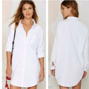 Nasty Gal Risky Biz Shirt Dress